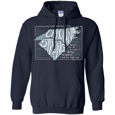 When you go through deep waters I will be with you Hoodie