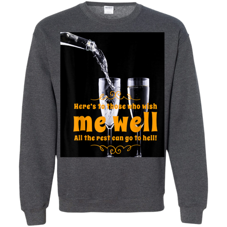 Well Wishes Shirt G180 Gildan Crewneck Pullover Sweatshirt  8 oz.