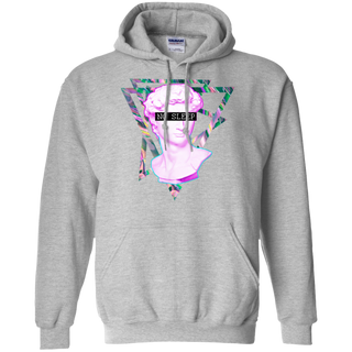 No Sleep Vaporwave Aesthethic Retro 80's Shirt G185 Gildan Pullover Hoodie 8 oz.