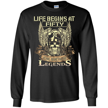 Life begins at fifty 1968 The birth of legends T shirt