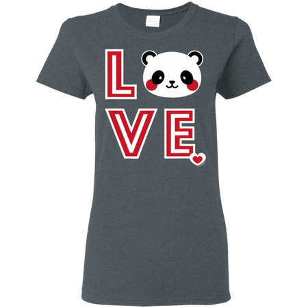 Panda Love Shirt G500L Gildan Ladies 5 3 oz T Shirt