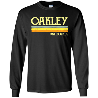 Vintage Oakley California CA Shirt G240 Gildan LS Ultra Cotton T-Shirt