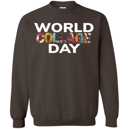Celebrate World Collage Day 2019 Shirt G180 Gildan Crewneck Pullover Sweatshirt 8 oz