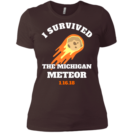 2018 I Survived Michigan Meteor T shirt