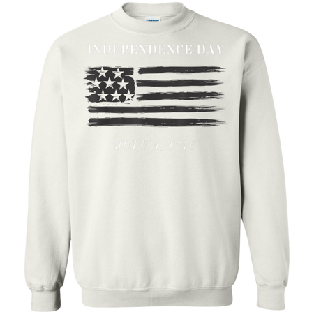 Independence Day Shirt G180 Gildan Crewneck Pullover Sweatshirt  8 oz.