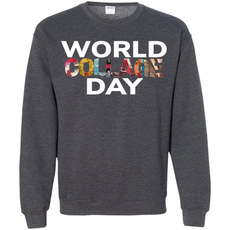 Celebrate World Collage Day 2019 Shirt G180 Gildan Crewneck Pullover Sweatshirt 8 oz