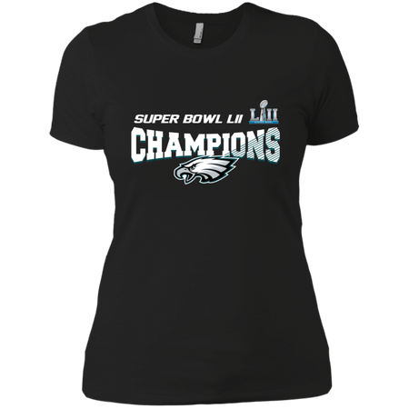 Super Bowl LII Champions NFL 2018 Philadelphia Eagles T shirt