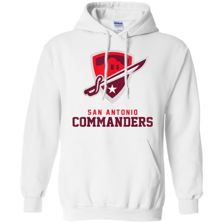 Vintage San Antonio Football Commanders Shirt G185 Gildan Pullover Hoodie 8 oz
