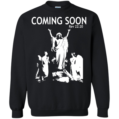 Coming Soon Shirt G180 Gildan Crewneck Pullover Sweatshirt  8 oz.