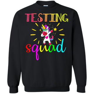 Testing Squad Funny Teacher Gift Shirt G180 Gildan Crewneck Pullover Sweatshirt 8 oz