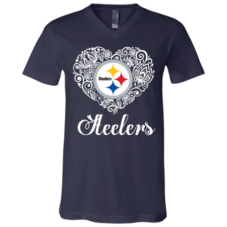 Pittsburgh Steelers Lace Heart Shirts