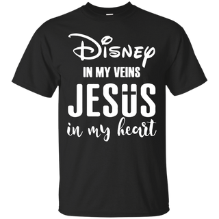 Disney in my veins jesus in my heart T shirt