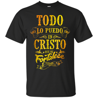 Todo Lo Puedo Camisa Spanish Christian Shirts in Espanol T Shirt