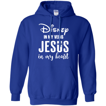 Disney in my veins jesus in my heart T shirt