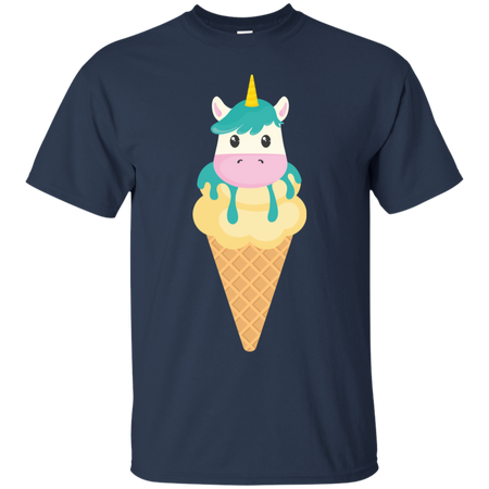 Unicorn Ice Cream Cone for Ice Cream Lovers T Shirt