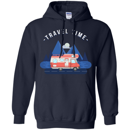 Travel Time I hate people camping Hoodie