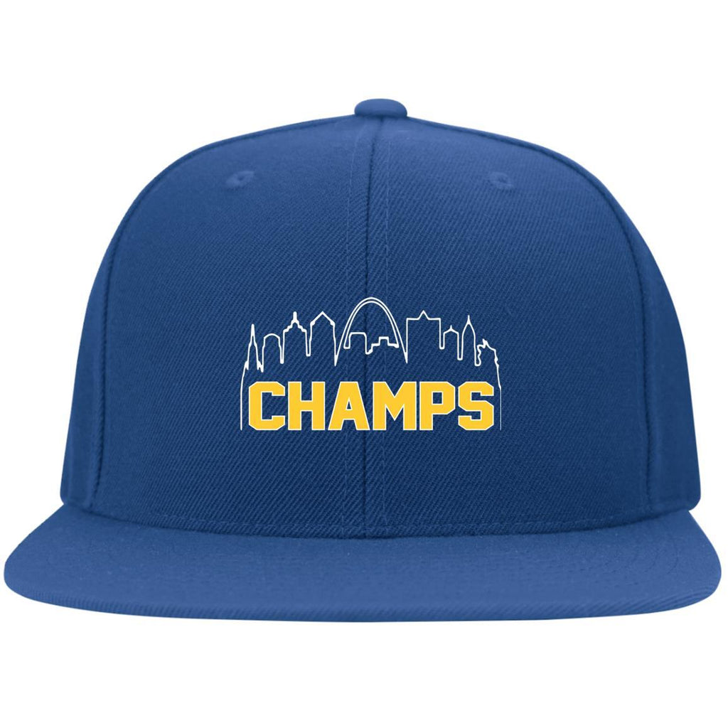 St. Louis Blues Champions Stanley Cup 2019 Flat Bill Cap Hat TT06