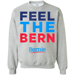 Bernie 2020 Feel The Bern Sanders President Shirt G180 Gildan Crewneck Pullover Sweatshirt  8 oz.