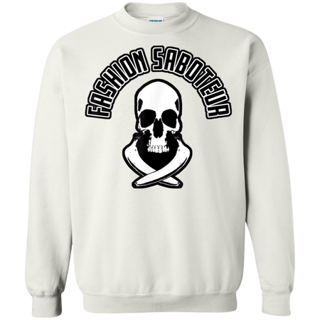Skull And Banana Shirt G180 Gildan Crewneck Pullover Sweatshirt  8 oz.
