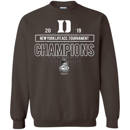 Basketball Duke 2019 Acc Championship Shirt G180 Gildan Crewneck Pullover Sweatshirt 8 oz