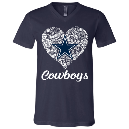 Dallas Cowboys Lace Heart Shirts