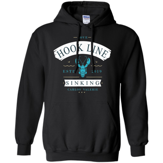 Hook Line Sinking Shirt G185 Gildan Pullover Hoodie 8 oz