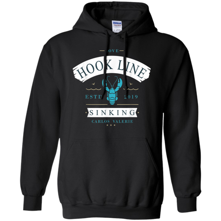 Hook Line Sinking Shirt G185 Gildan Pullover Hoodie 8 oz