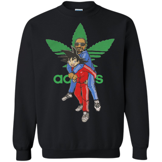 Goku and Snoop Dogg Adidas Cannabis Sweatshirt