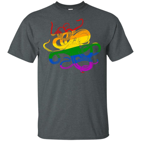 Rainbow Octopus LGBT Pride Month T-Shirt HT206