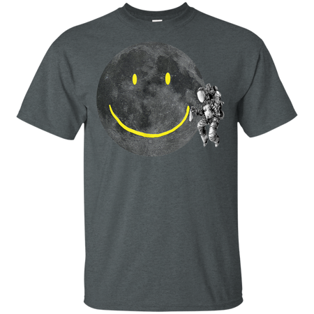 Astronaut Make A Smile On The Moon Shirt G200 Gildan Ultra Cotton T-Shirt