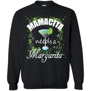 Womens Womens Mamacita Needs A Margarita Shirt G180 Gildan Crewneck Pullover Sweatshirt 8 oz
