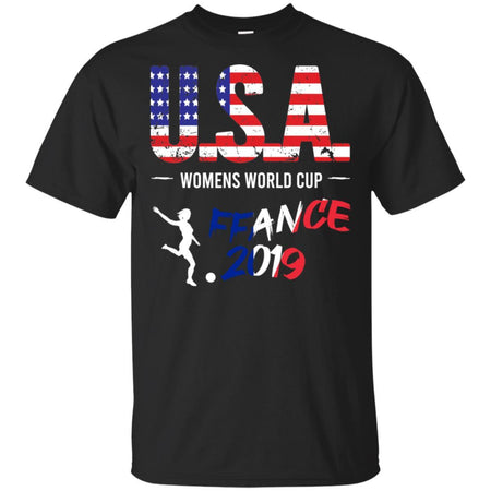 USA Women Soccer World Cup France 2019 T-shirt gift for Soccer Fans HT06