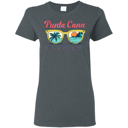 Punta Cana Beach Dominican Republic Paradise Lost Shirt G500L Gildan Ladies 5 3 oz T Shirt