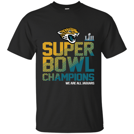 NFL Jacksonville Jaguars Charcoal Super Bowl LII Champions T shirt