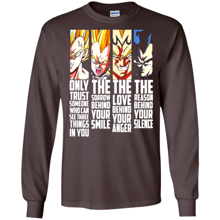 Dragon ball vegeta Only trust someone who can see three things in You T shirt