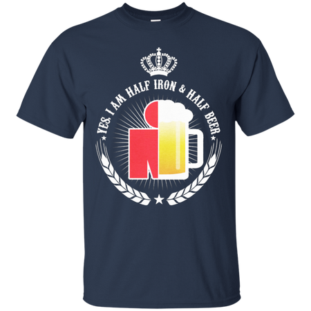 Triathlon Half Iron Half Beer T Shirt