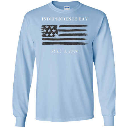 Independence Day Shirt G240 Gildan LS Ultra Cotton T-Shirt