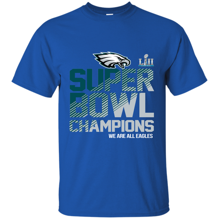 NFL Philadelphia Eagles Charcoal Super Bowl LII Champions T shirt