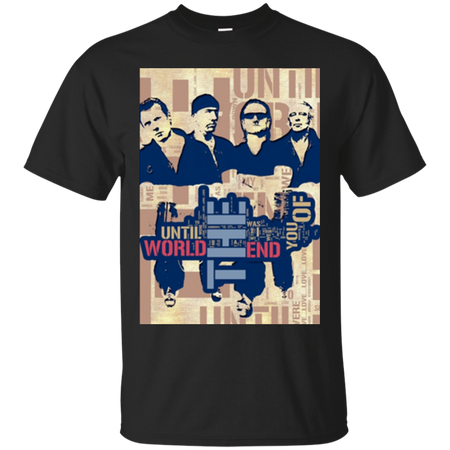 U2 Until The End Of The World Rock Band T shirt