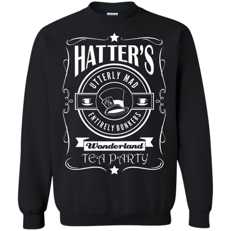 Hatters Utterly Mad Entirely Bonkers Wonderland Tea Party Women's Lady-Fit Tank Top. Inspired by Alice in Wonderland shirts