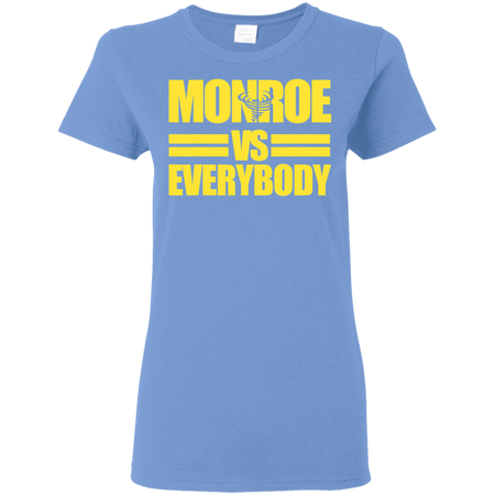 Monroe High Albany Alumni Versus Everybody Shirt G500L Gildan Ladies 5 3 oz T Shirt