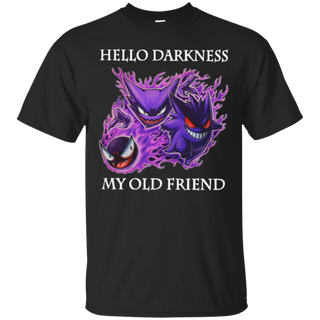 Gastly Haunter Gengar hello darkness my old friend 1 T Shirt