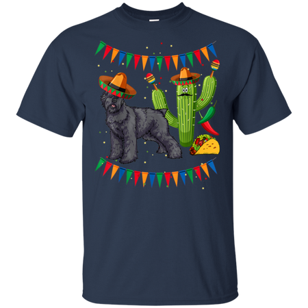Sombrero Bouvier Des Flandres Dog Mexico Cinco De Mayo Shirt G200 Gildan Ultra Cotton T-Shirt