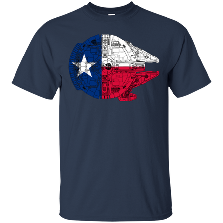 Texas Flag And The Millennium Falcon T Shirt