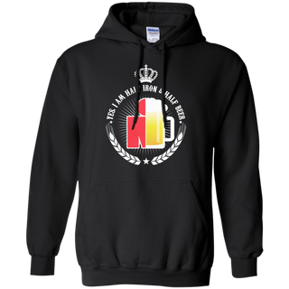 Triathlon Half Iron Half Beer Hoodie