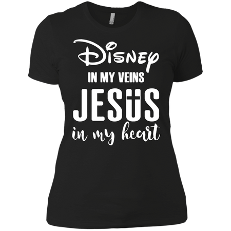 Disney in my veins jesus in my heart T shirt