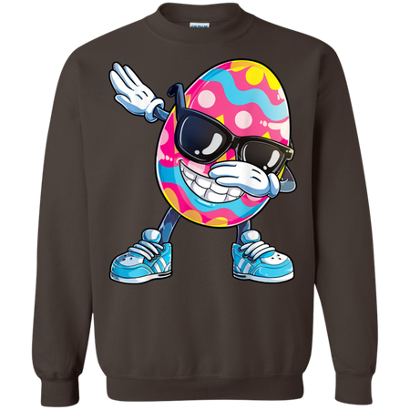 Dabbing Easter Egg Boys Kids Girls Hunter Hunting Shirt G180 Gildan Crewneck Pullover Sweatshirt  8 oz.