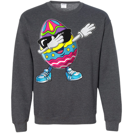 Dabbing Easter Egg Shirt G180 Gildan Crewneck Pullover Sweatshirt 8 oz