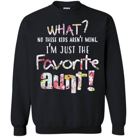 What No these kids arenäó t mine Iäó m just the favorite aunt Sweatshirt