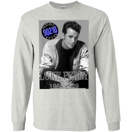 Luke Perry 1966 2019 Thanks For The Momories Shirt G240 Gildan LS Ultra Cotton T Shirt